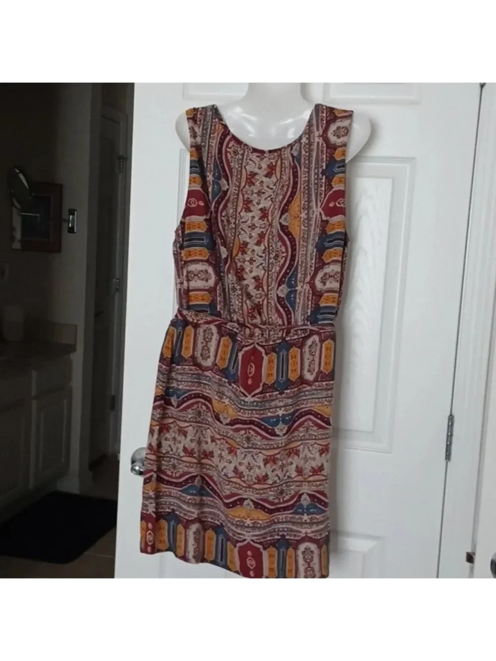 Dress with fabric belt Women's Size Medium - Picture 7 of 13